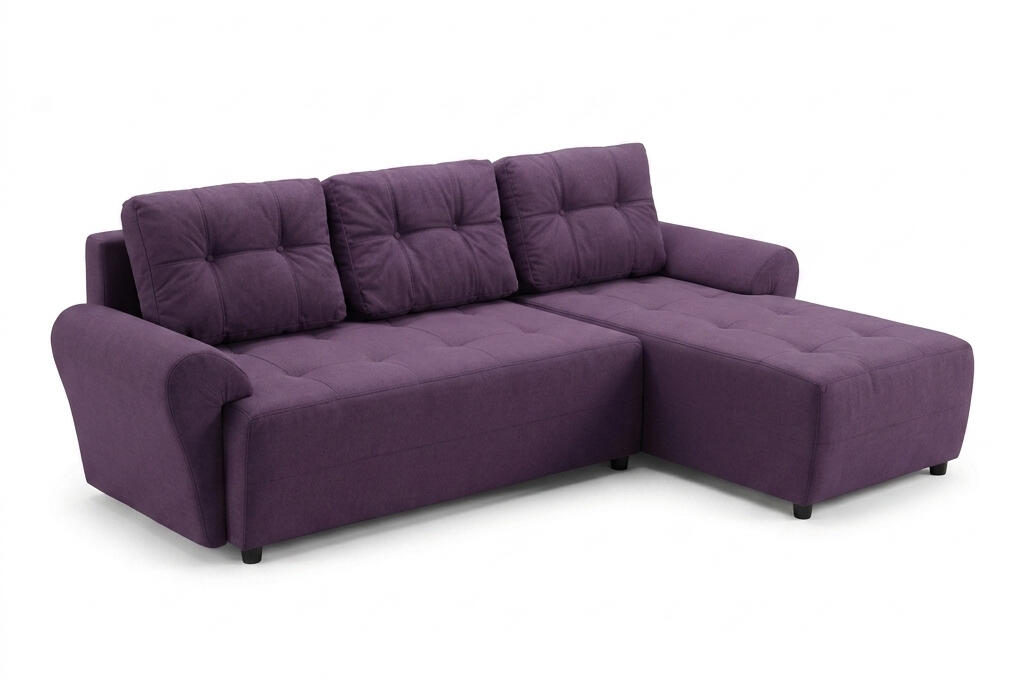 Canapea extensibilă de trei locuri Sirloin, în stil modern